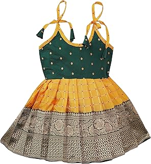 South Indian Traditional Pattu Pavadai Tapeta Silk Lehenga Choli