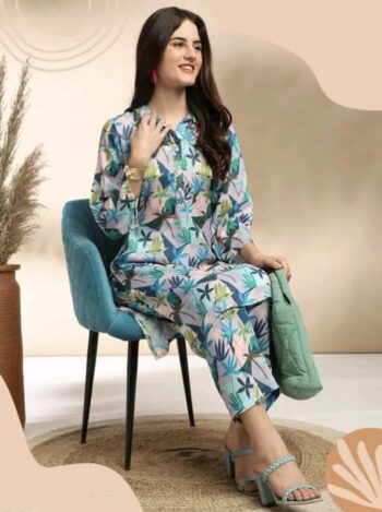 Women's Casual Kurta & Pant Co-ords Set