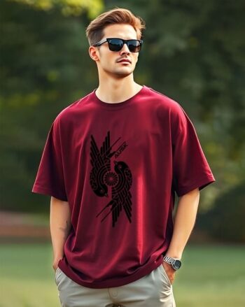 Men Graphic Loose Fit T-Shirt