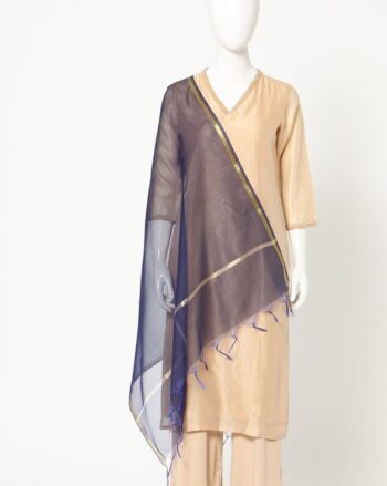 Textured Dupatta with Border