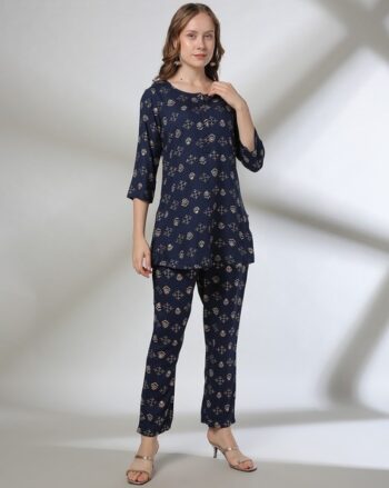 Women Geometric Print Co-Ord Set