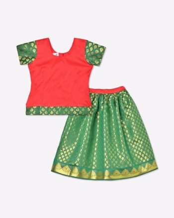 Pavda Pattu Lehenga Choli Set