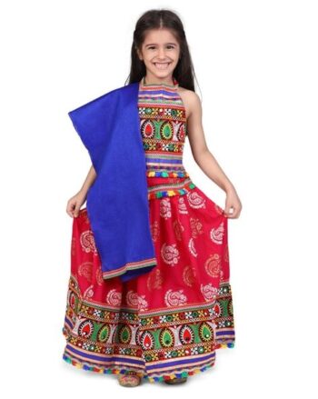 Embellished Halter-Neck Lehenga Set