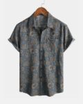 Men Printed Regular Fit Shirt with Spread Collar