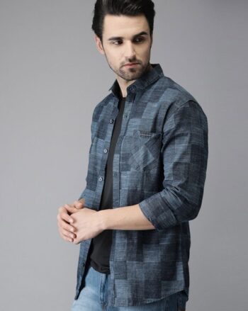 Men Checked Regular Fit Shirt