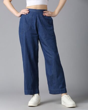 Flat-Front High-Rise Loose Palazzos