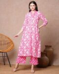 Women Floral Cotton 2-Piece Sets