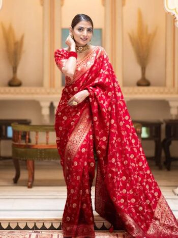 Printed Banarasi Pure Silk, Art Silk Saree
