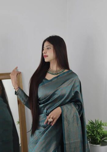 Printed Kanjivaram Pure Silk Saree