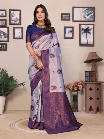 Printed Kalamkari Cotton Silk Saree