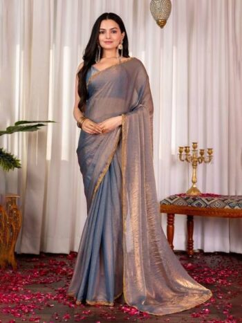 Woven Kanjivaram Pure Silk, Cotton Silk Saree