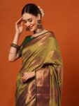 Woven Banarasi Jacquard, Pure Silk Saree
