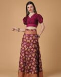 Women Floral Lehenga Choli Set