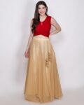 Women Flared Lehenga Choli Set