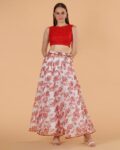 Women Embroidered A-Line Lehenga with Blouse