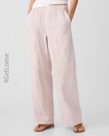 Women High-Rise Pull-On Wide-Leg Jeggings