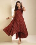 gulmohar_jaipur_maroon_rayon_calf_length_printed_sleeveless_round_neck_asymmetrical_kurta_bottom_set.jpg