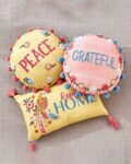 Set of 3 Embroidered Cushion Covers