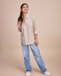 Women Striped Oversized Fit Shirt