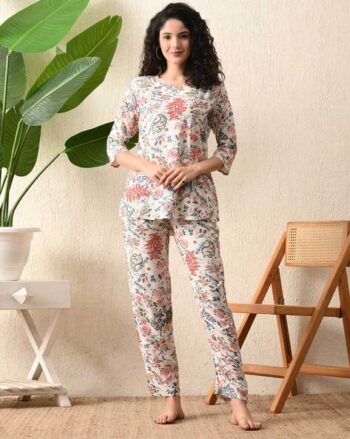 Women Floral Loungewear Set