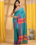 Prism Designed Cotton Saree  with Blouse Piece