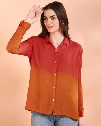 Women Regular Fit Tie & Dye Shirt