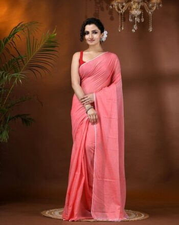 Mulmul Cotton Handloom Saree