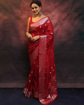Woven Banarasi Silk Kanjivaram Saree
