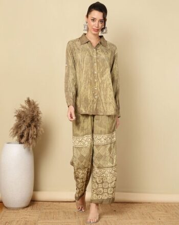 Women Tie & Dye Shirt with Pants