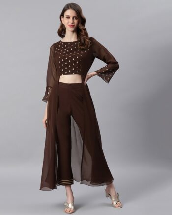 Floral Print Pant-Suit Set
