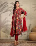 Women  Floral A-line Kurta Set