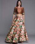 Floral Print Lehenga with Choli