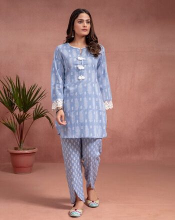 Women Printed Kurta & Pants Co-Ord Set
