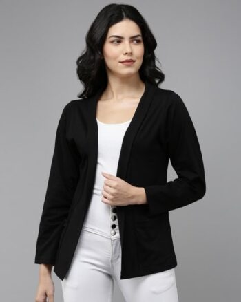 Women Regular Fit Front-Open Shrug