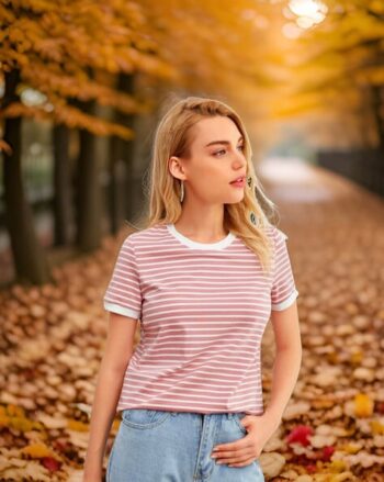 Women Stripes Top