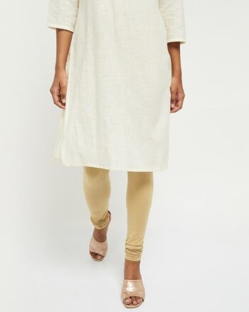 Women Knitted Churidar with Elasticated Waist