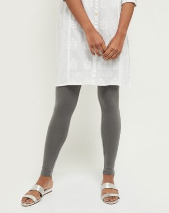 Women Churidar Leggings with Elasticated Waist