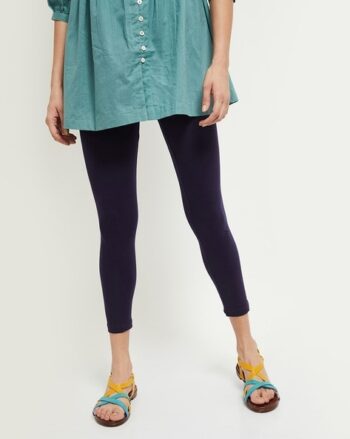 Women Ankle-Length Leggings with Elasticated Waist