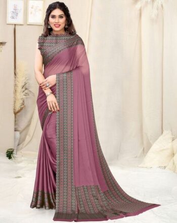 Printed Chiffon Saree