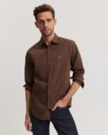 Solid Tailored Fit Shirt