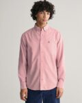 Men Tailored Fit Shirt with Logo Embroidery