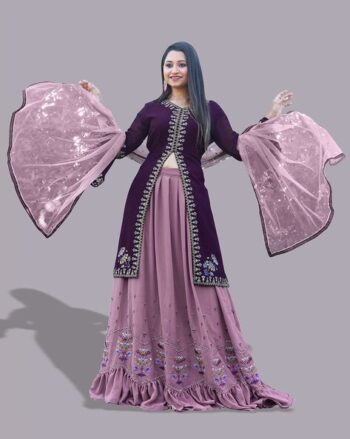 Embroidered Suit Set