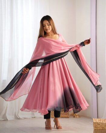 Women Ombre-dyed Anarkali Kurta Set