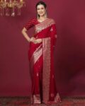 Women Floral Woven Saree