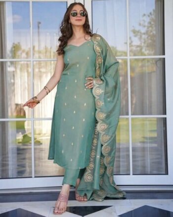 Women Embellished and Embroidery Straight Kurta Set