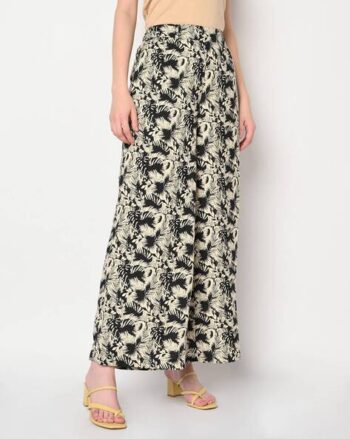 Printed Palazzos with Elasticated Waist