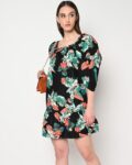 Starlet Floral Print A-Line Dress