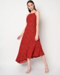 Animal Print A-Line Dress