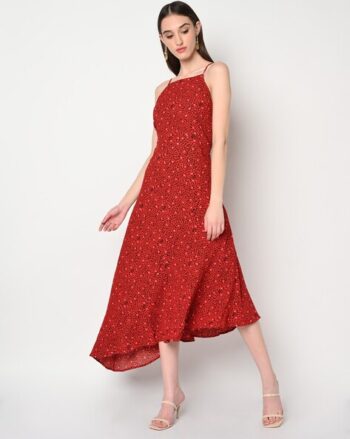 Animal Print A-Line Dress