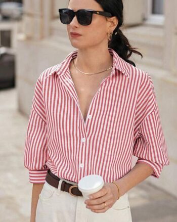 Women Striped Regular Fit Shirt